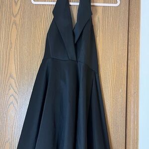 Altar'd State Black Backless Dress